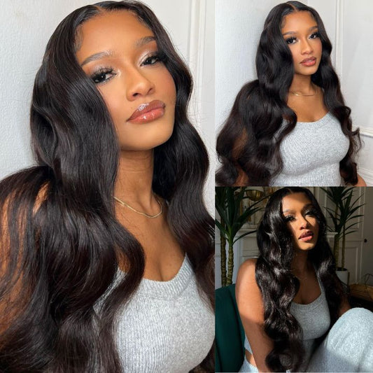 Bye Bye Knots Glueless Wig – 7x5 HD Lace Front Human Hair Wig, Pre-Plucked & Bleached Knots, 180% Density Virgin Hair - MS ACORA HAIR