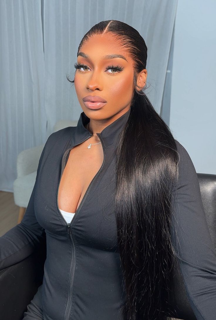 HD Transparent Lace Front Wig – 250% Density, Pre-Plucked 12A Brazilian Straight Human Hair, Full Frontal Virgin Wig