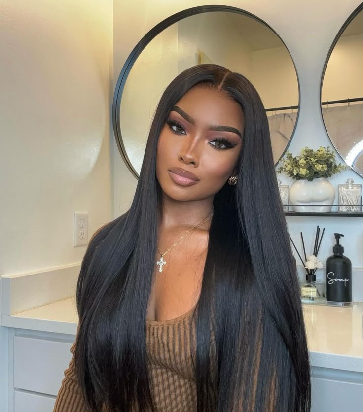 HD Transparent Lace Front Wig – 250% Density, Pre-Plucked 12A Brazilian Straight Human Hair, Full Frontal Virgin Wig